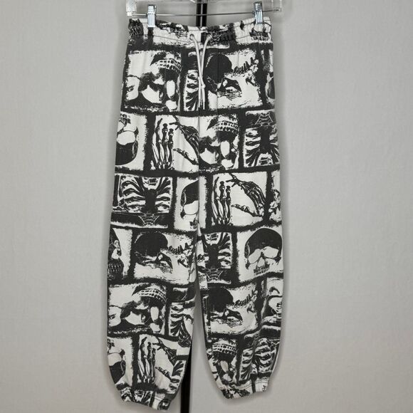 Daisy Street Skeleton Sweatpants Joggers - Picture 1 of 7